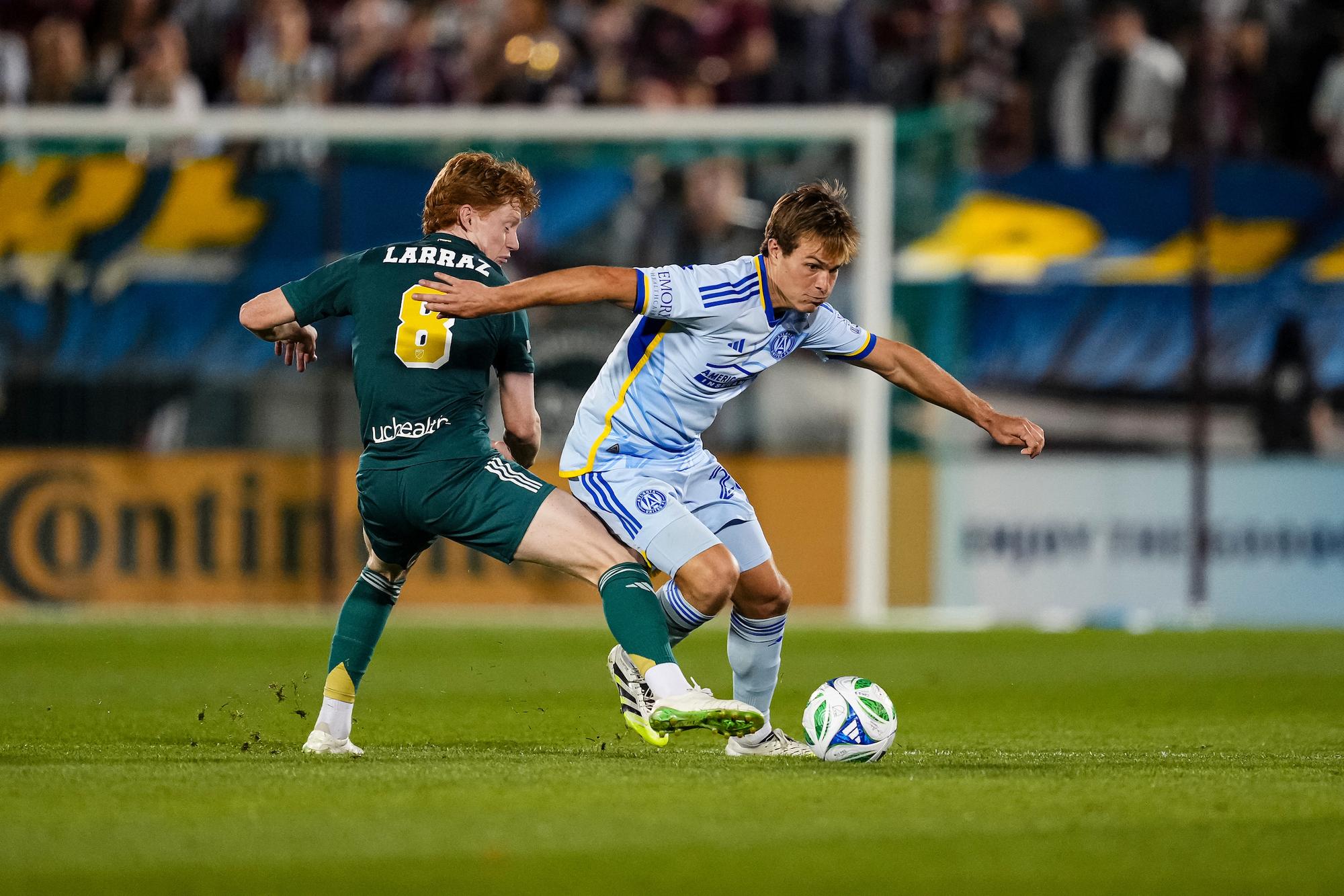 Atlanta United midfielder Will Reilly, August 16, 2025. (Photo by Mitch Martin/Atlanta United)